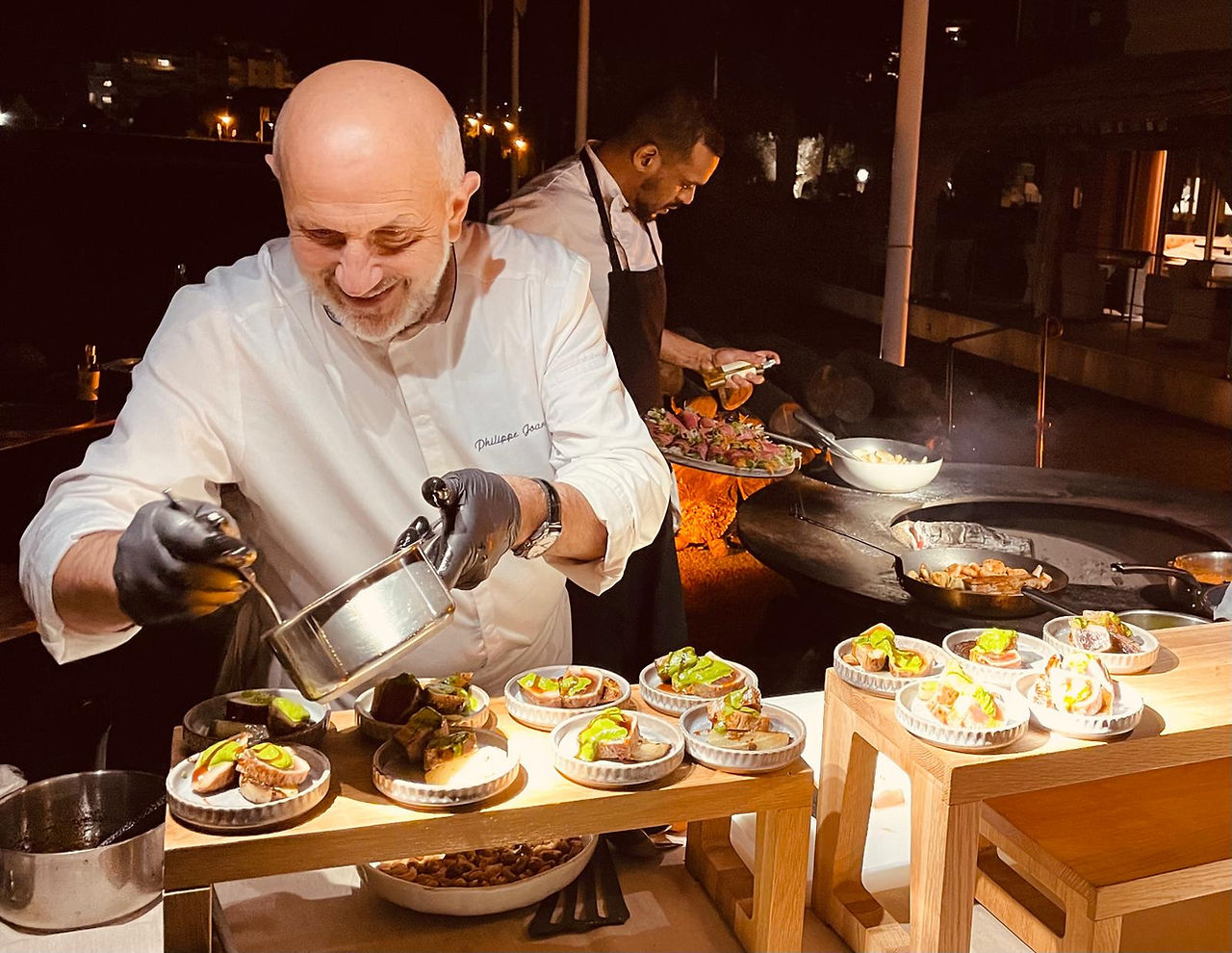 Live cooking Philippe Joannès