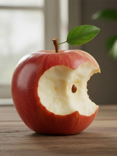Maçã mordida