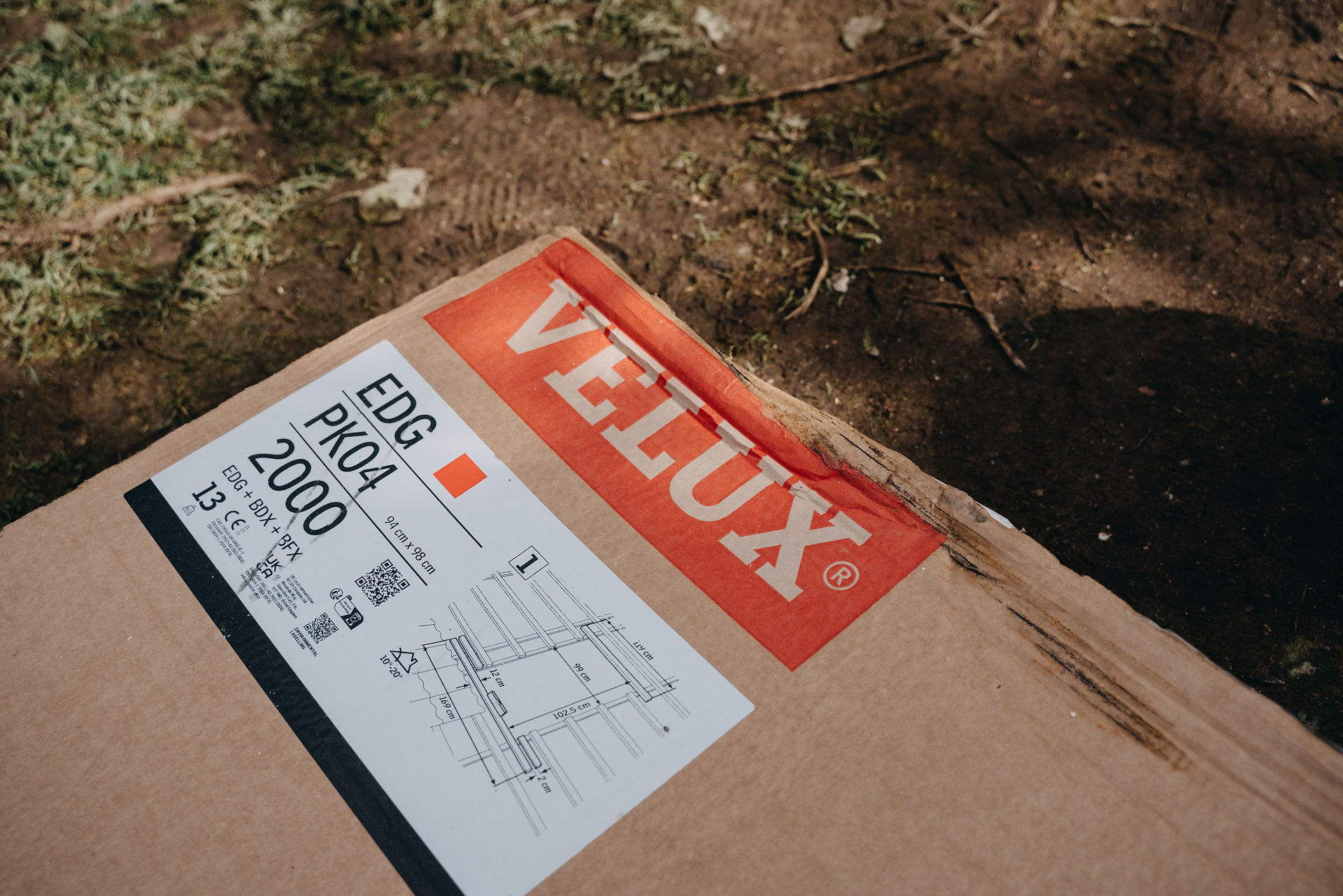 Packaging for a velux window