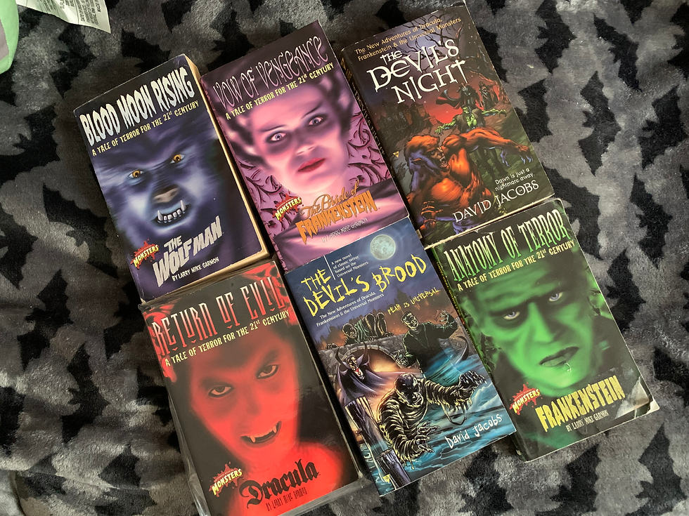 Universal Monsters novels from 2000s