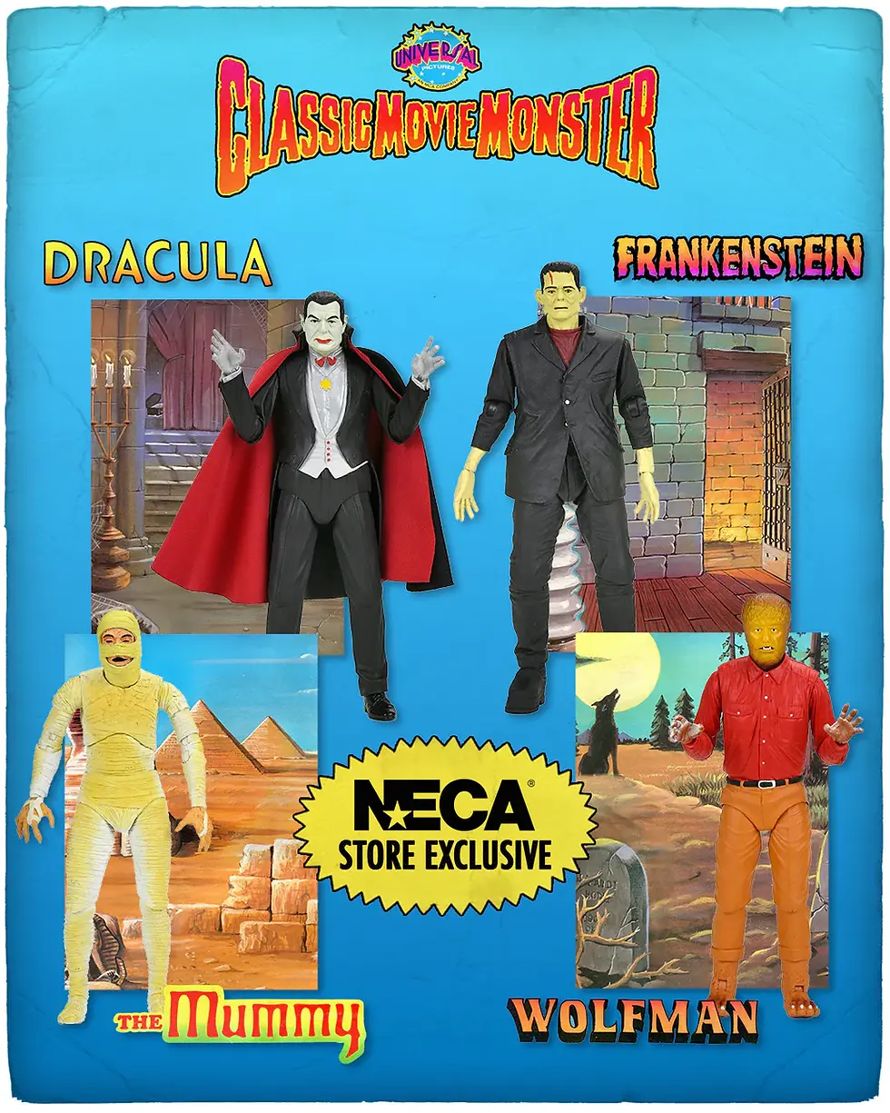 NECA Classic Movie Monsters