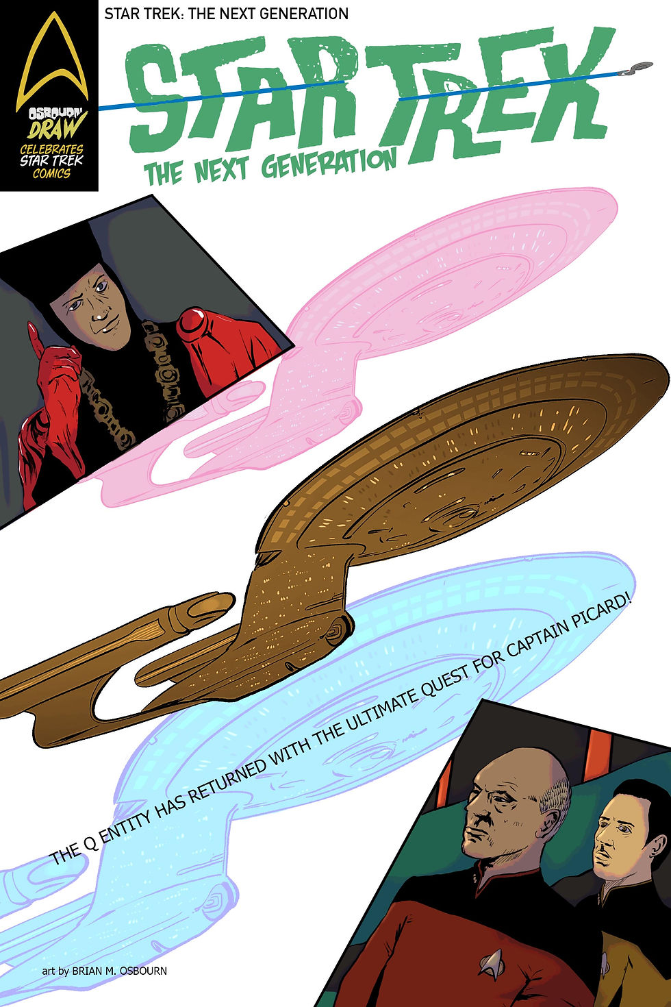 Star Trek The Next Generation Gold Key Fake Comic