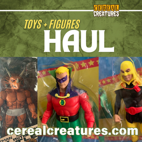Golden Age DC Heroes from McFarlane, plus a Dinosaur in a Diaper from TMNT?