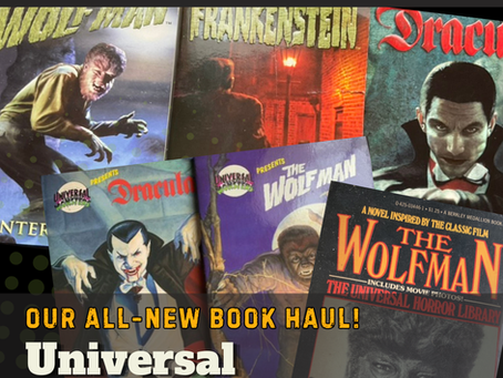 Universal Monsters Book Haul features forgotten, vintage novels