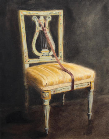 2 Peters, This is Not a Chair, 12x16 oil on canvas, 2021.jpeg