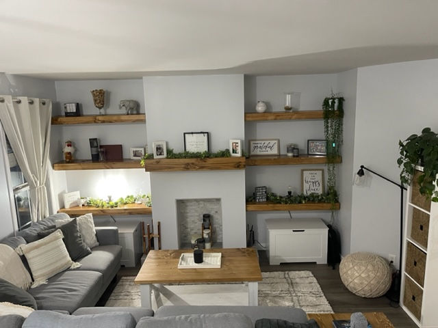 Cozy living room renovation