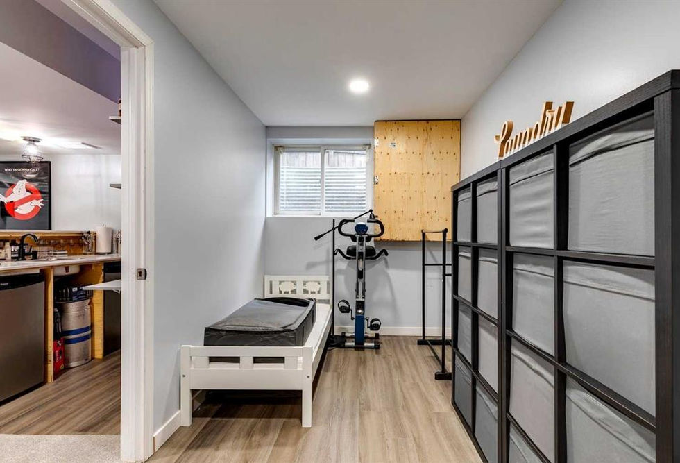 Custom basement gym Calgary