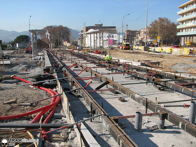 CONSTRUCCIÓN INFRAESTRUCTURA TRANVÍA