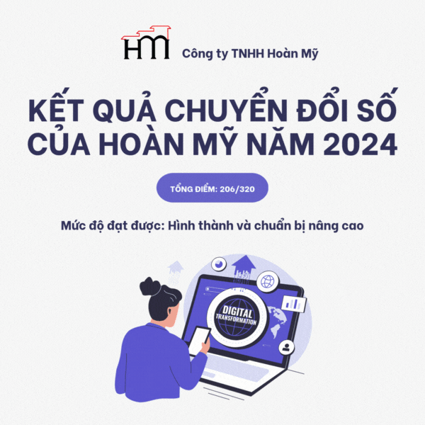 📢 KẾT QUẢ CHUYỂN ĐỔI SỐ CỦA HOÀN MỸ NĂM 2024