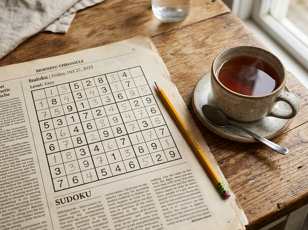 Sudoku for Brain Health: Boost Memory, Cognitive Skills and Problem Solving