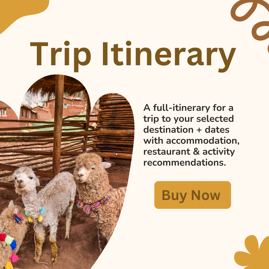 Destination-Set Trip itinerary