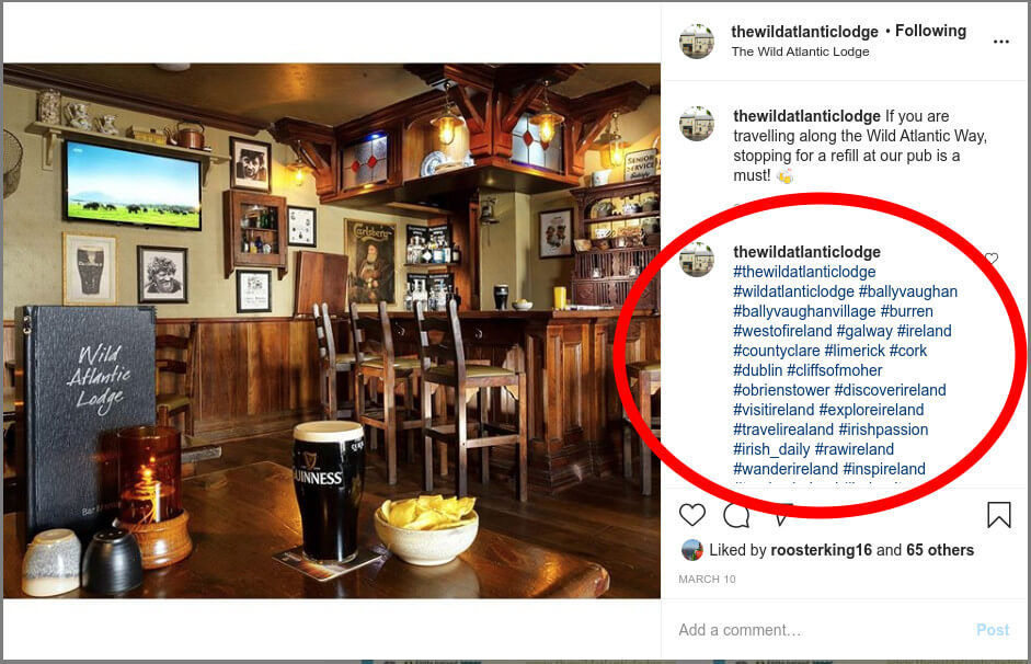 Hashtags on Instagram are like keywords for Google Search