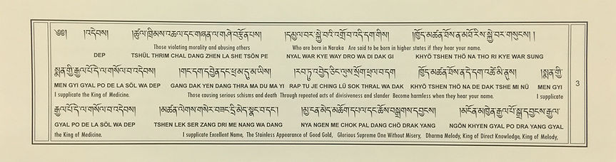 Medicine Buddha Sadhana 3