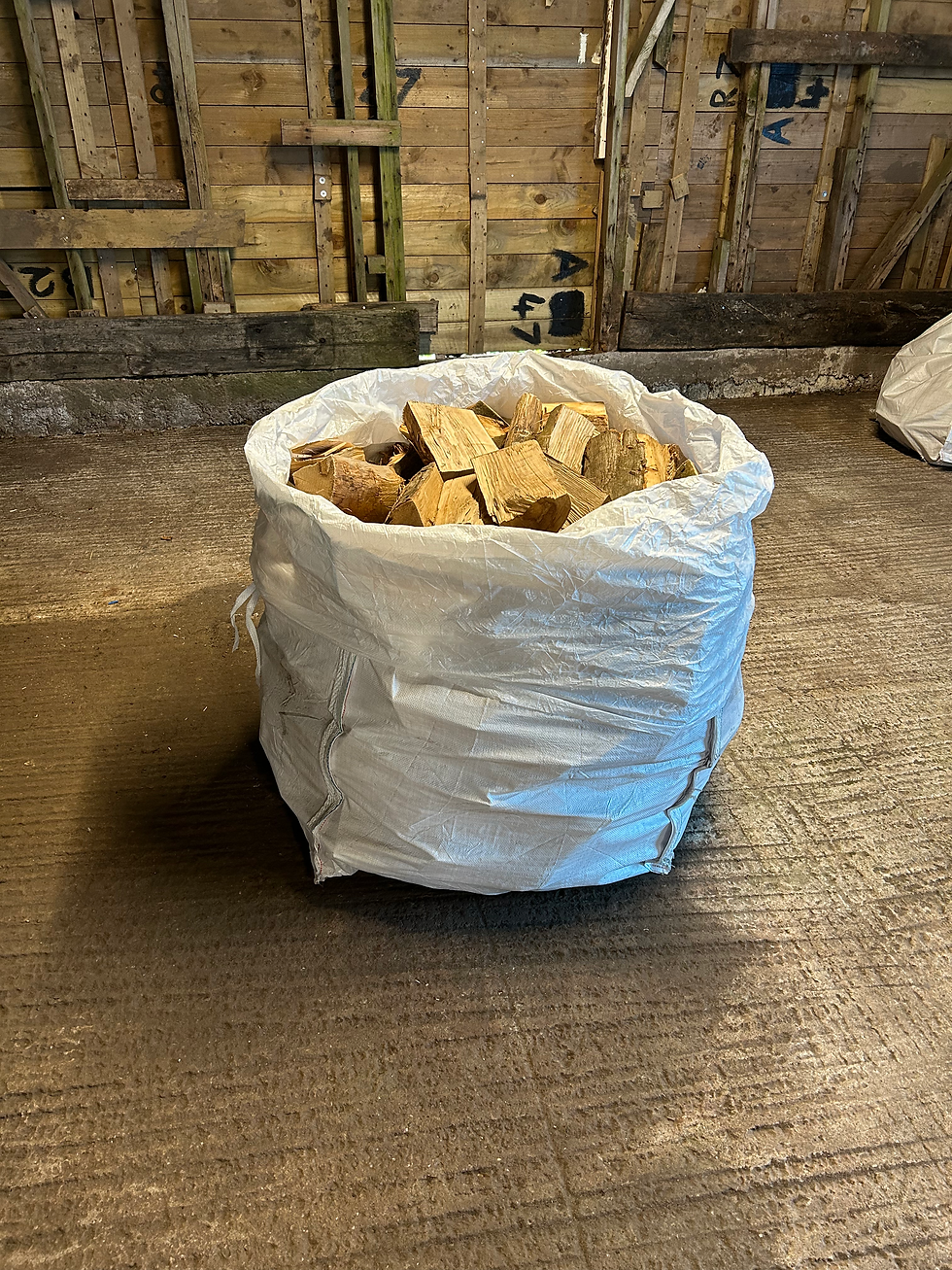 3 x builder bags of premium kiln dried hardwood logs