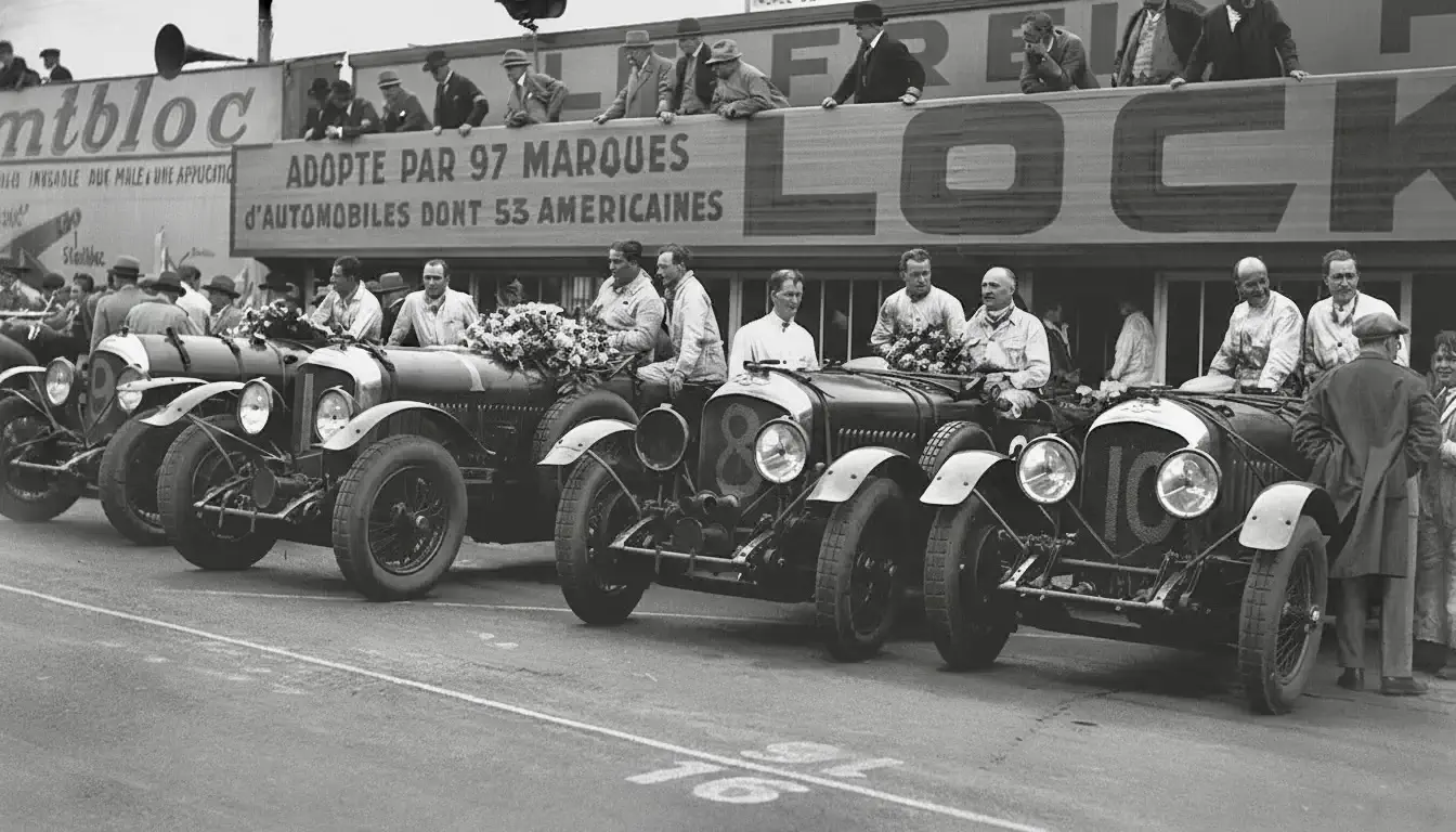 Tim Birking with Bentley Blower