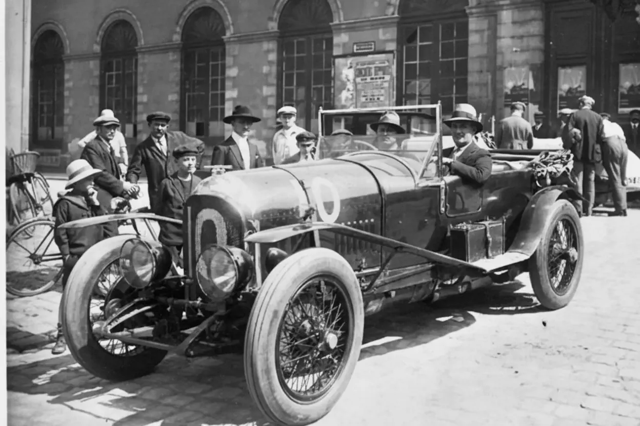 Bentleys outside Crewe factory