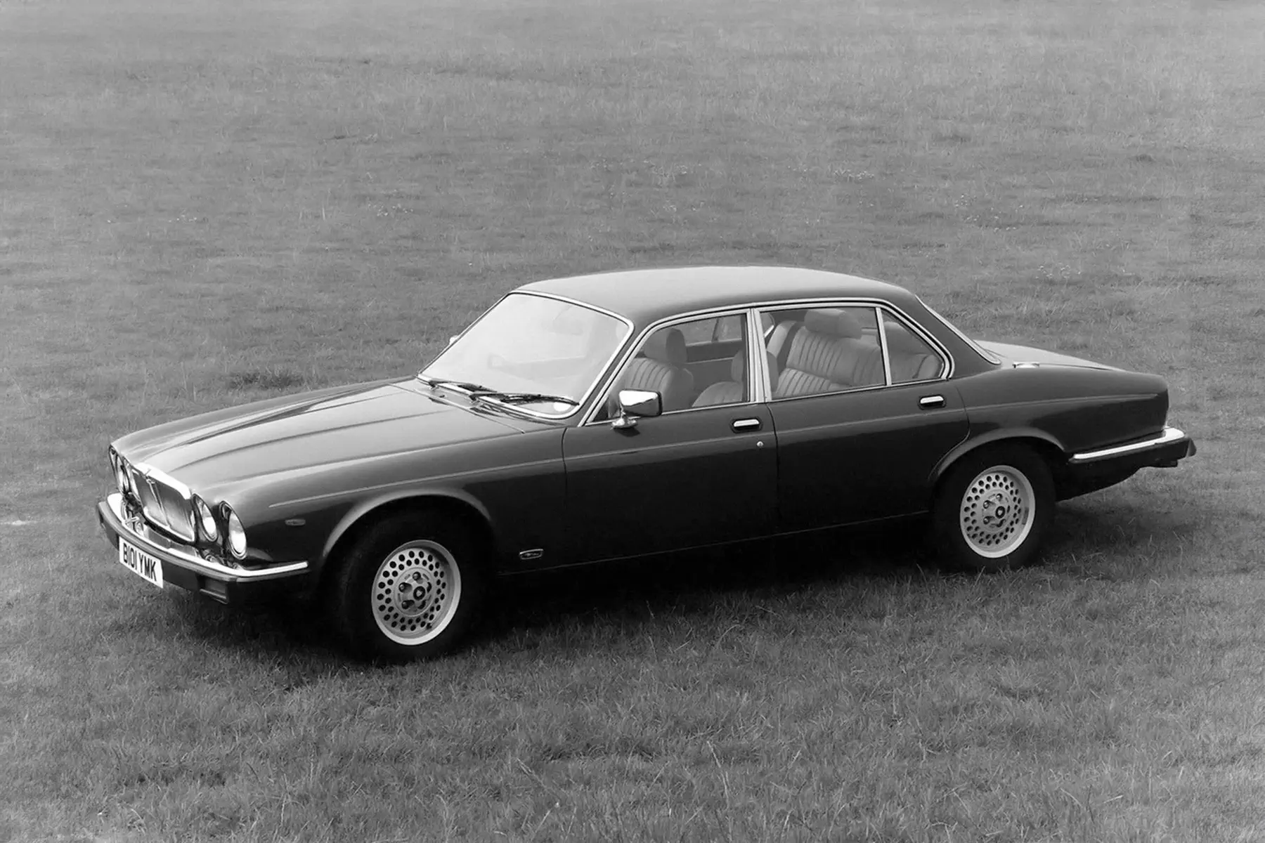 Sir Williams Lyon presenting Jaguar E-Type at Geneva 