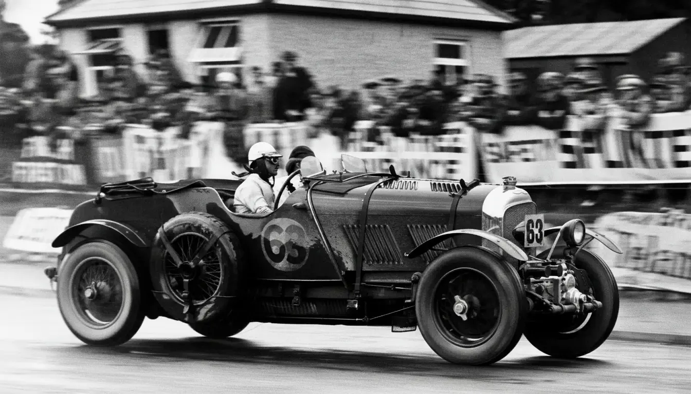 Tim Birking with Bentley Blower