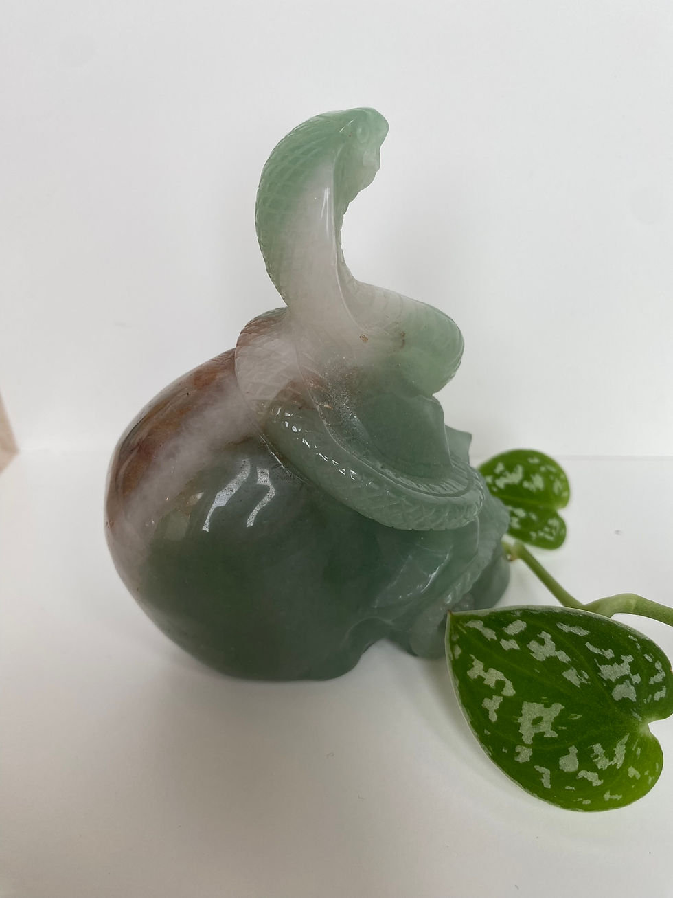 Thumbnail: Green fluorite cobra skull