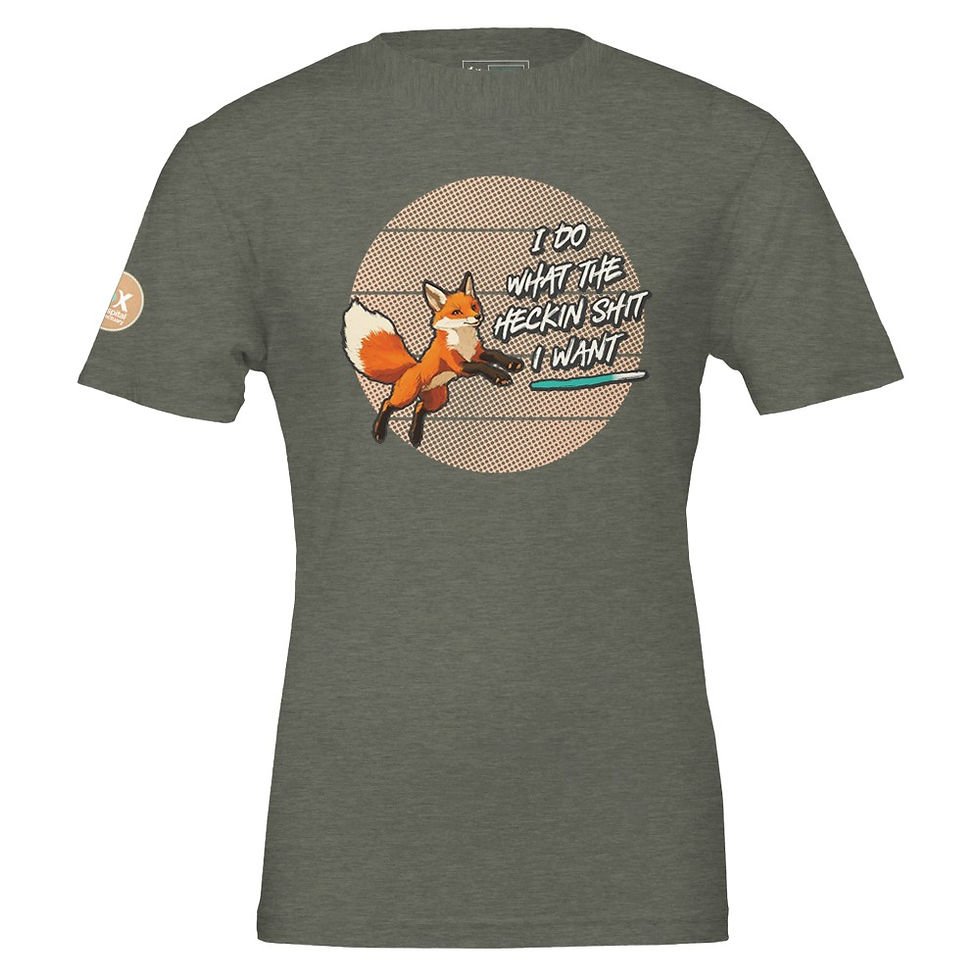 Thumbnail: Do What The Heck I Want - (Soft Tailored Fit) - Premium Unisex Crewneck T-shirt