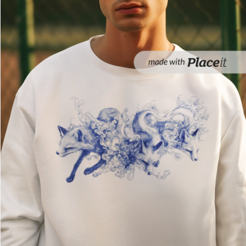 Thumbnail: Mystical Fox Trio Sweatshirt