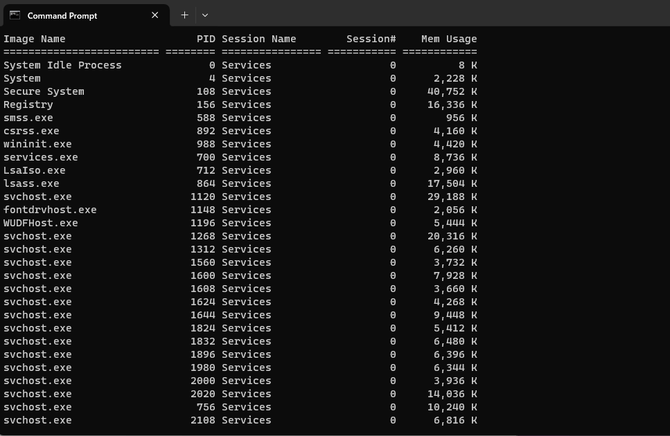 List of all windows 10 command prompts - boolbrick
