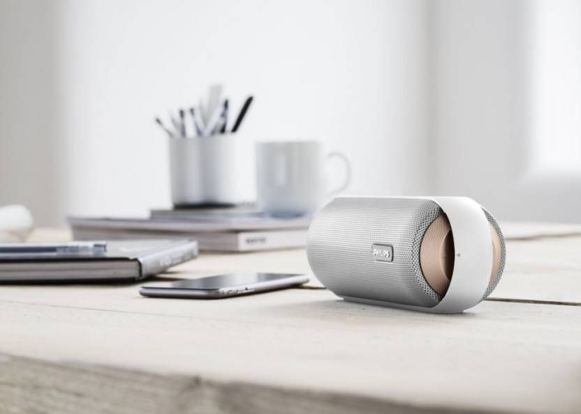 Thumbnail: Philips BT6000W Bluetooth MobileTablet Speaker  (White, 2.0 Channel)