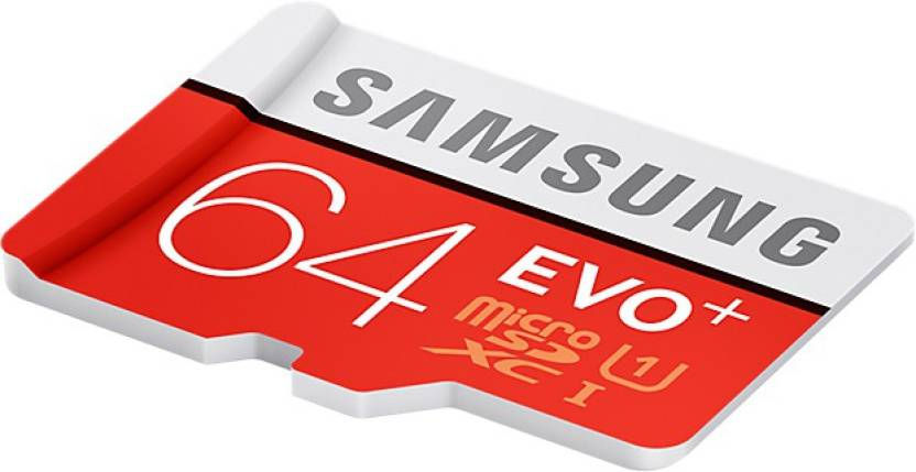 Thumbnail: Samsung 2017 64 GB MicroSDXC Class 10 100 MBs Memory Card (With Adapter)