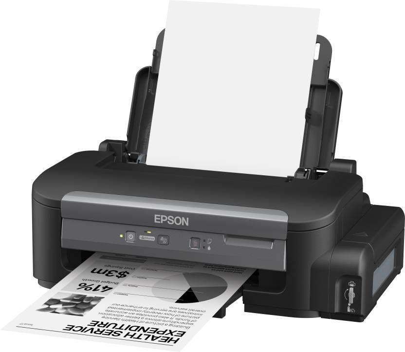 Thumbnail: Epson Ink Tank M105 Single Function Wireless Printer (Black,Refillable Ink Tank)