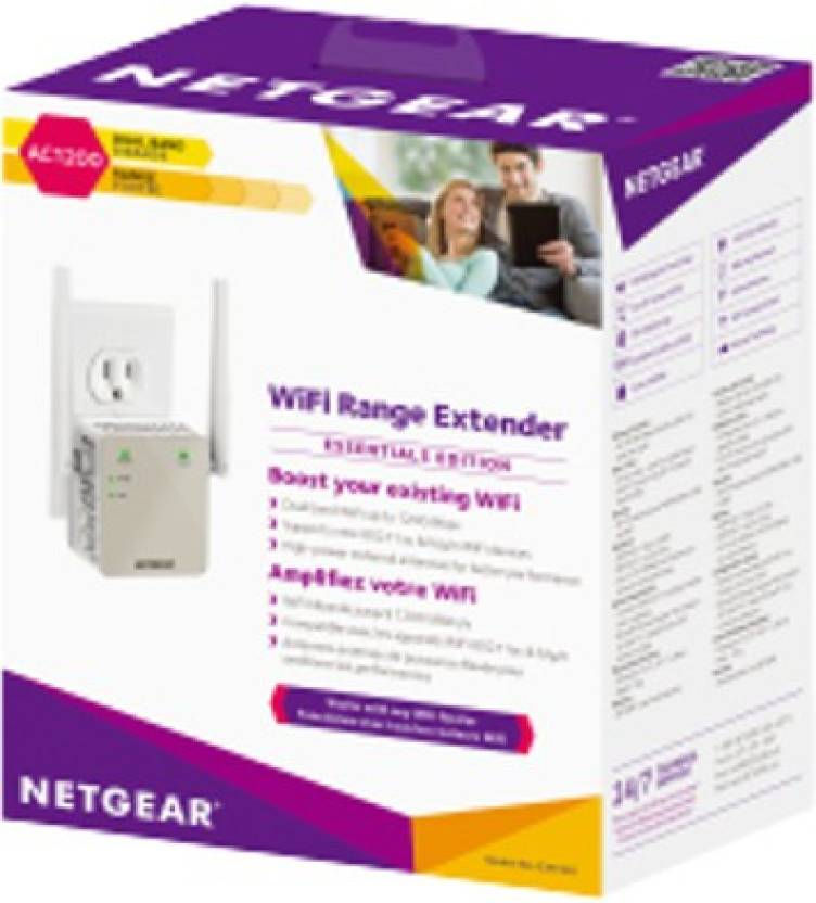 Thumbnail: Netgear EX6120 AC1200 Mbps Wi-Fi Range Extender Router (White)