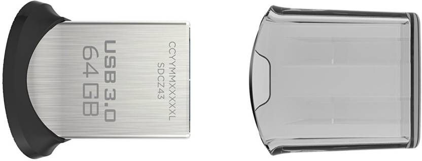 Thumbnail: SanDisk SDCZ43-064G-G46 64 GB Pen Drive  (Silver & Black)