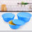 Thumbnail: Ideale - 500 ml, 750 ml, 1250 ml Steel Grocery Container  (Pack of 3, Blue)