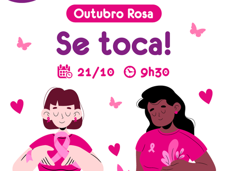 Se toca! Assista a nossa Live do Outubro Rosa