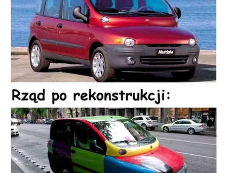 Rekonstrukcja rządu czyli próba zrobienia super fury mając jedynie złom do wykorzystania