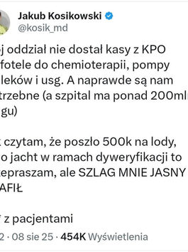 Ach te KPO, czyli Prawdziwe pieniądze zarabia się tylko na drogich, słomianych inwestycjach, albo zaczynamy do jasnej cholery myśleć, czy jeszcze mamy czas do chwili, aż trafimy na onkologię