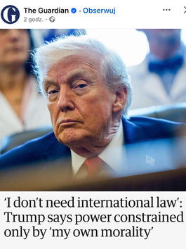 Trump i prawo międzynarodowe, koniec farsy.