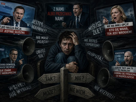 Gdy samodzielne myślenie przeraża. Horror statystycznego Polaka.