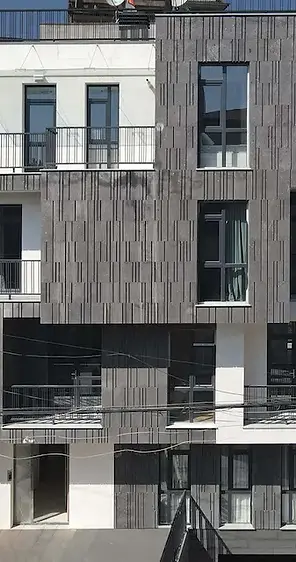 Modern residential building facade designed by Archicon in Yerevan, Armenia