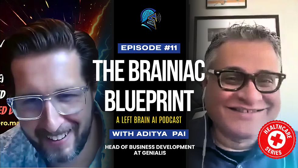 AI-Powered Precision Oncology | Aditya Pai of Genialis | The Brainiac Blueprint Podcast