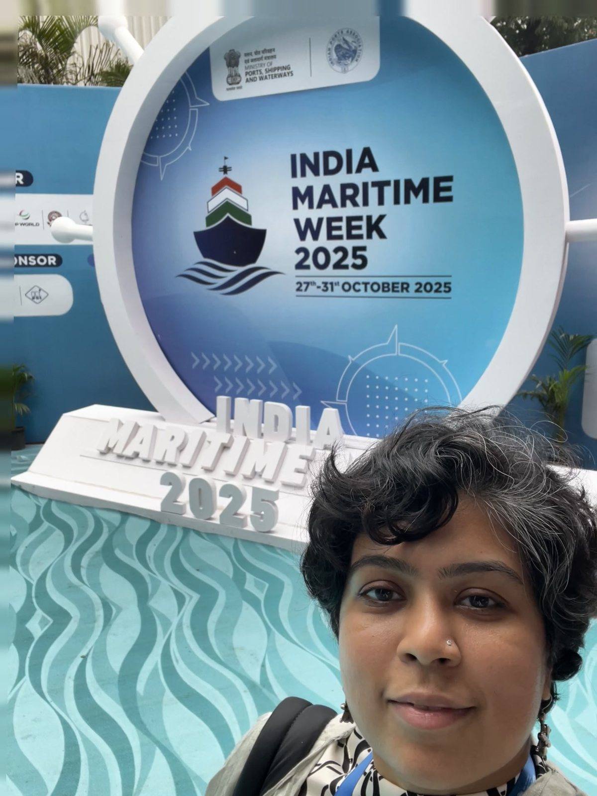 Sanjana Rathi en India Maritime Week 2025