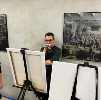 Malowanie przy winie w Krakowie