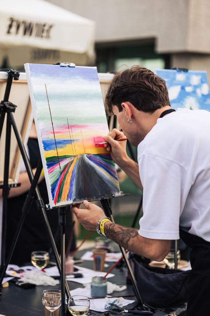 malowanie przy winie krakow 