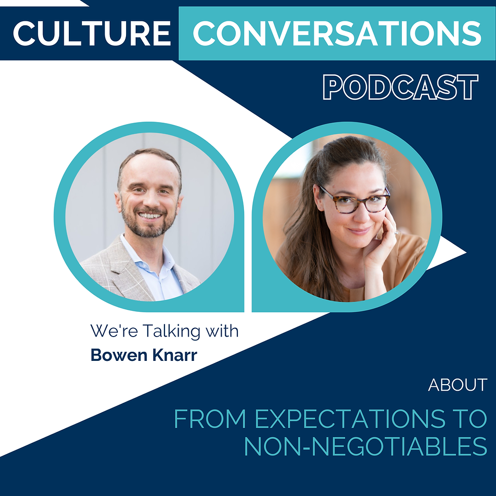 From Expectations to Non‑Negotiables