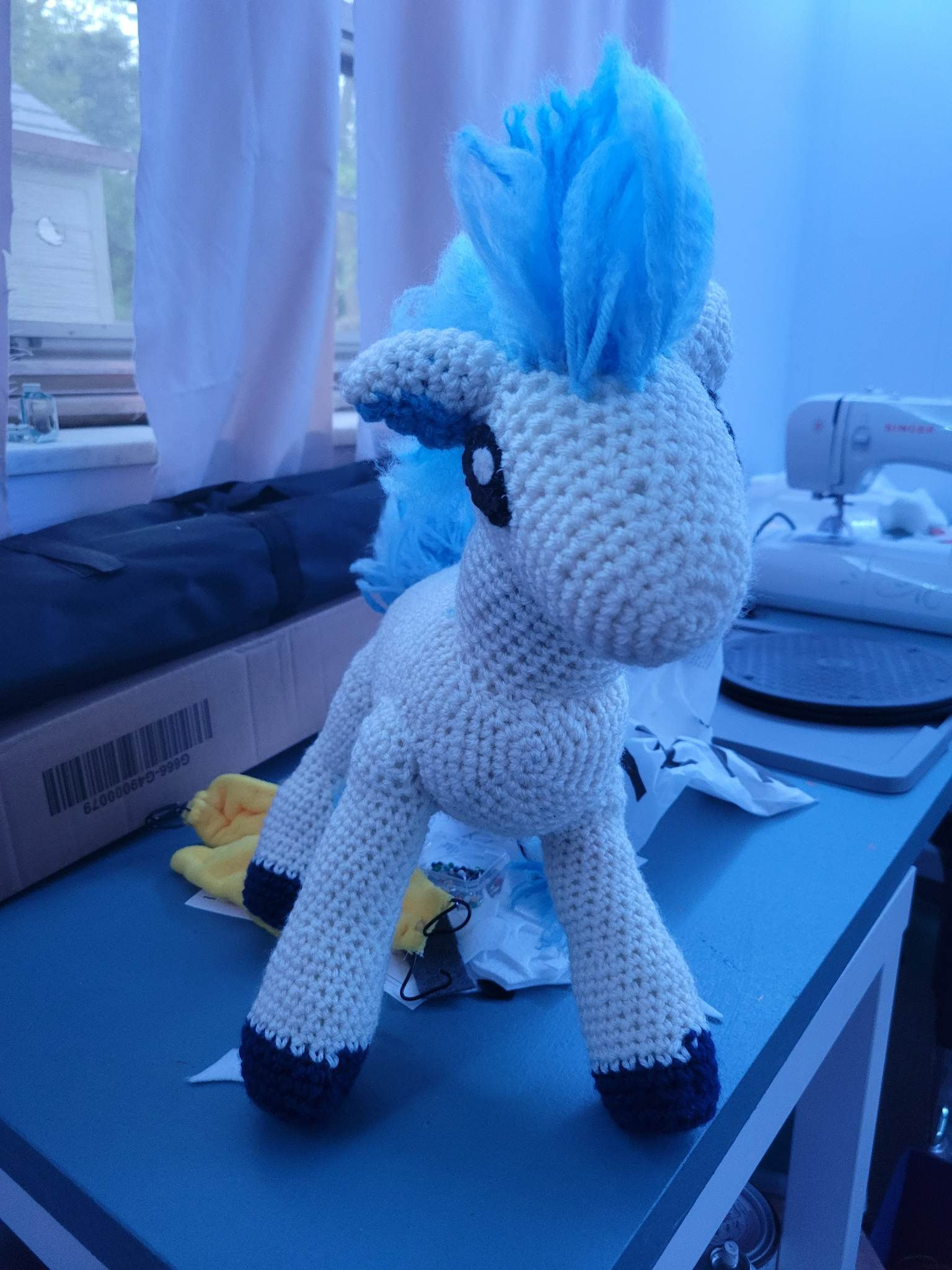 Flaming Pony Crochet Pattern - PDF