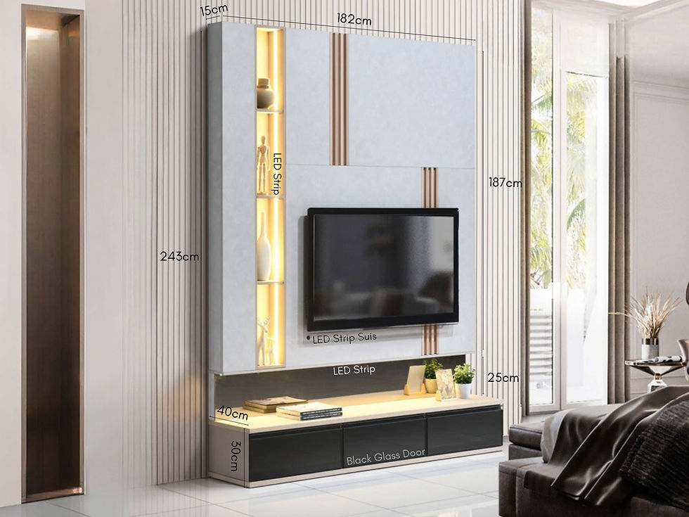 Thumbnail: MX(312) 6ft Wall Mount TV Cabinet