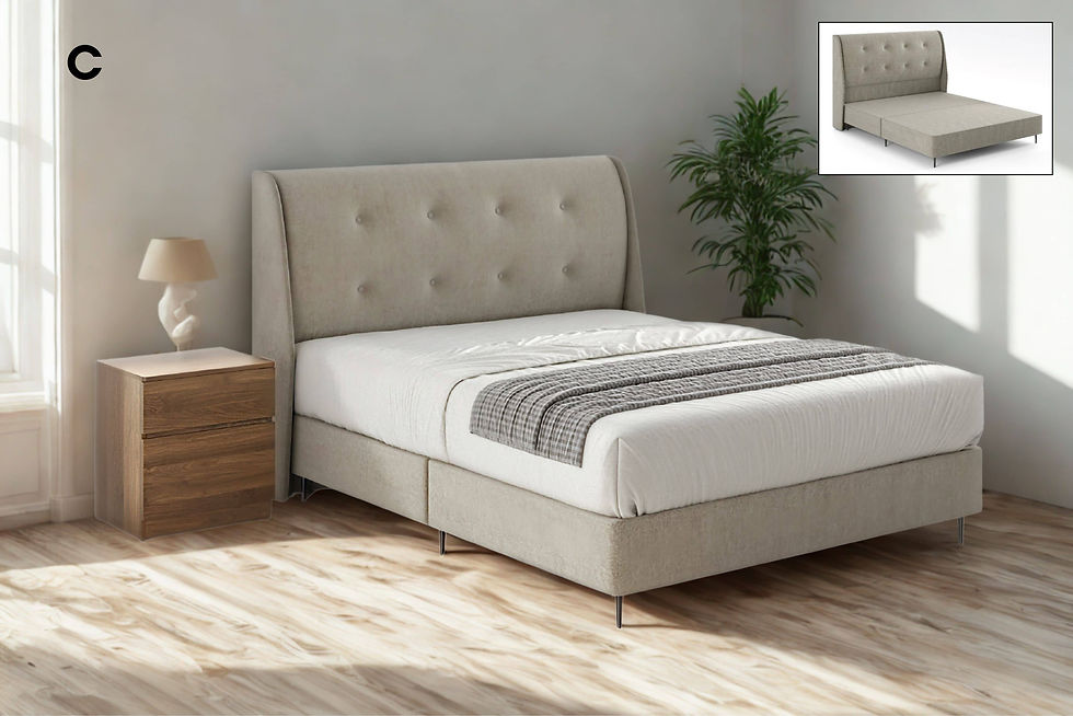 Thumbnail: Markis Easy Clean Fabric Bed Frame