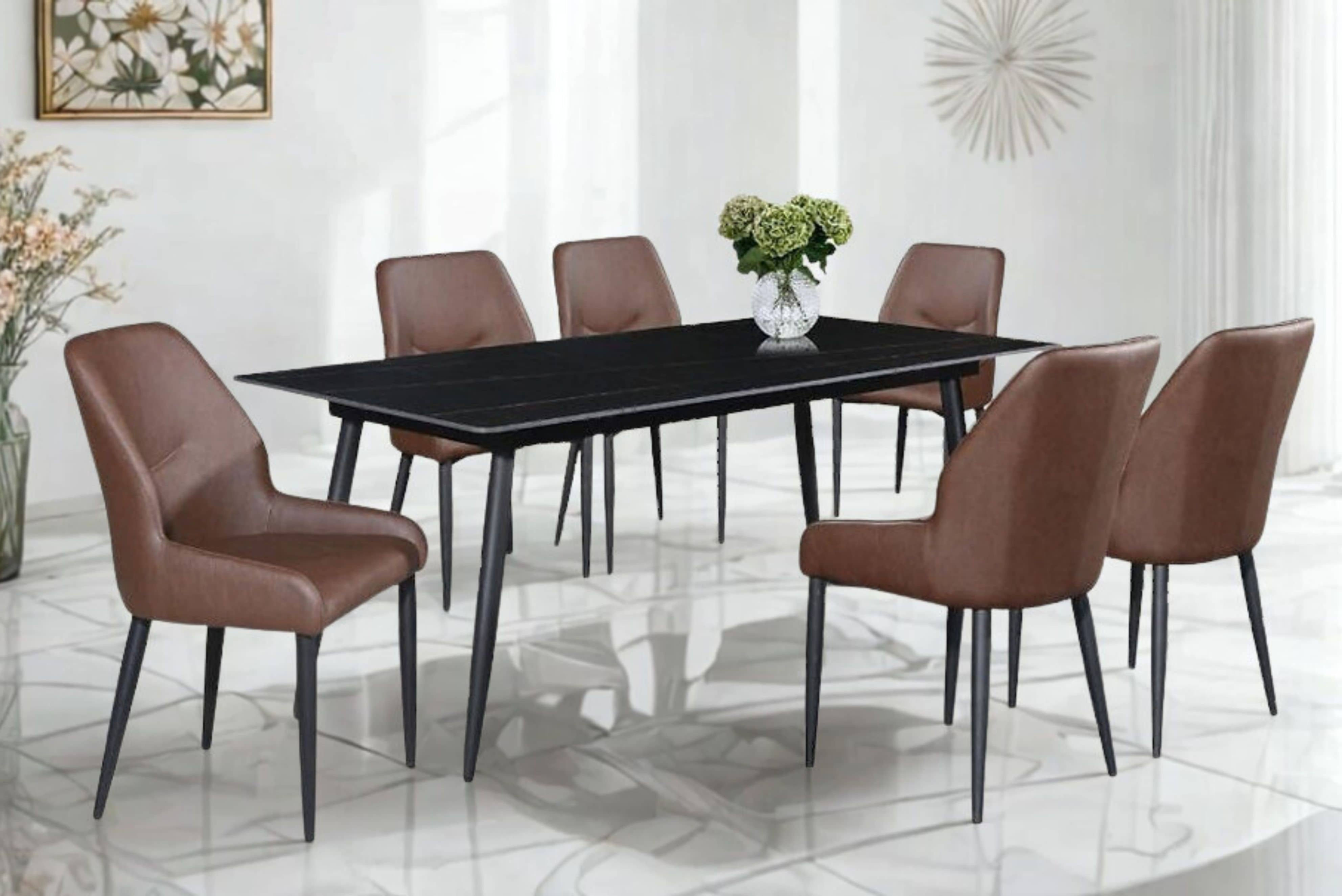 A67E Sintered Stone Dining Set