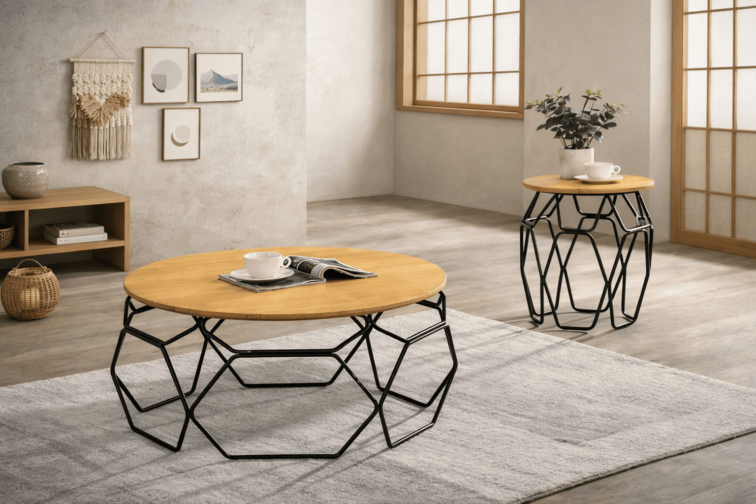 Hexa Coffee Table Set