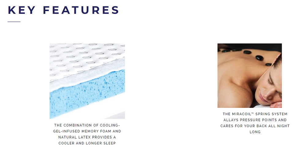 Thumbnail: Dreamland Latex Gel Mattress