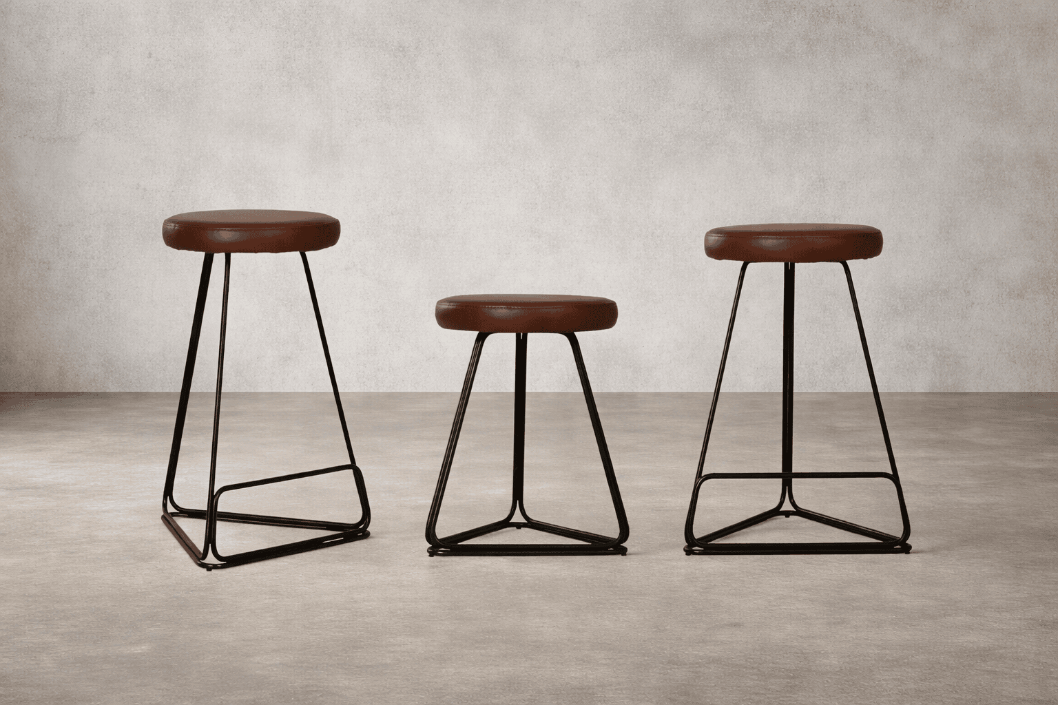 Tivo Industrial Counter Stool (Set of 2)